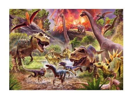 Puzzle RAVENSBURGER Dinosaur Dash rompecabezas 60 pieza(s) Animales