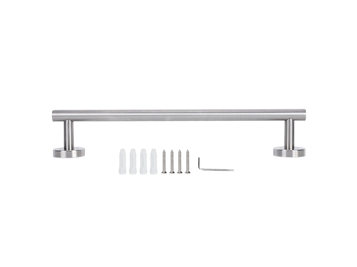 Toallero de acero inoxidable para montaje en pared en el baño