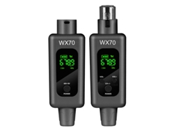 Sistema transmisor y receptor de micrófono inalámbrico UHF XLR, 0 V-48 V MDUG (Tipo A)