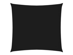 Maison Exclusive - Toldo De Vela Cuadrado Tela Oxford Negro 2,5x2,5 M
