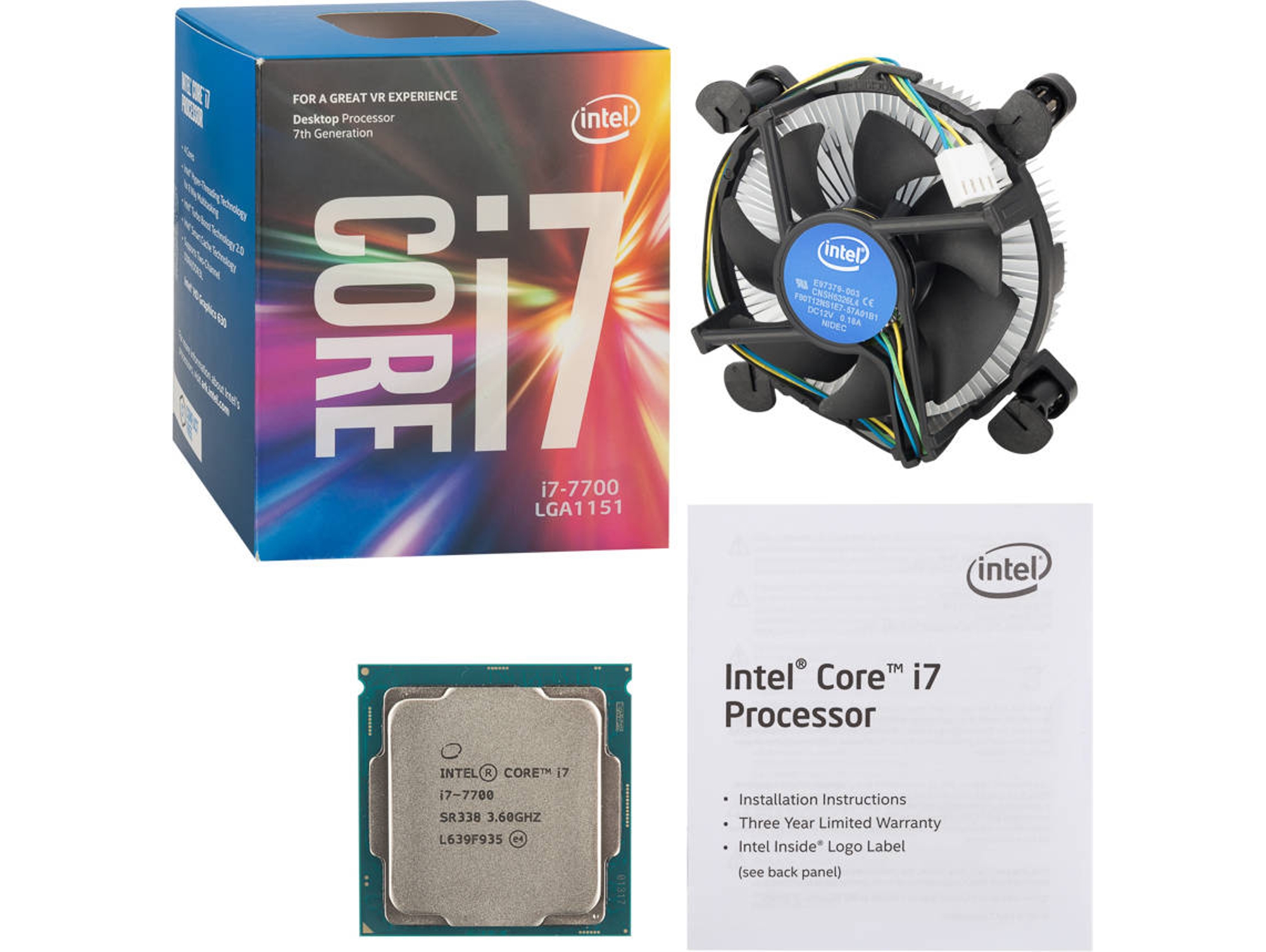 Procesador INTEL Core i7-7700 (Socket LGA1151 - Quad-Core - 3.6