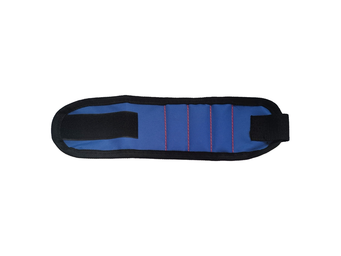 Soporte Magnético Para La Muñeca Con 3 Filas Para Tornillos Y Clavos, Azul Oscuro.