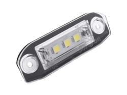 Rebe-2pcs Luces De Matrícula Led Para S80 Xc90 S40 V60 Xc60 S60 C70 V50 Xc70 12v 1.5w 126lm Negro