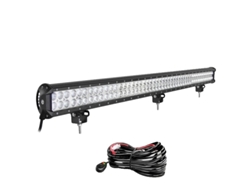 Barra de luces LED para todoterreno, SUV, ATV, varios tamaños, 1 x 288 W con kit de cableado OEM