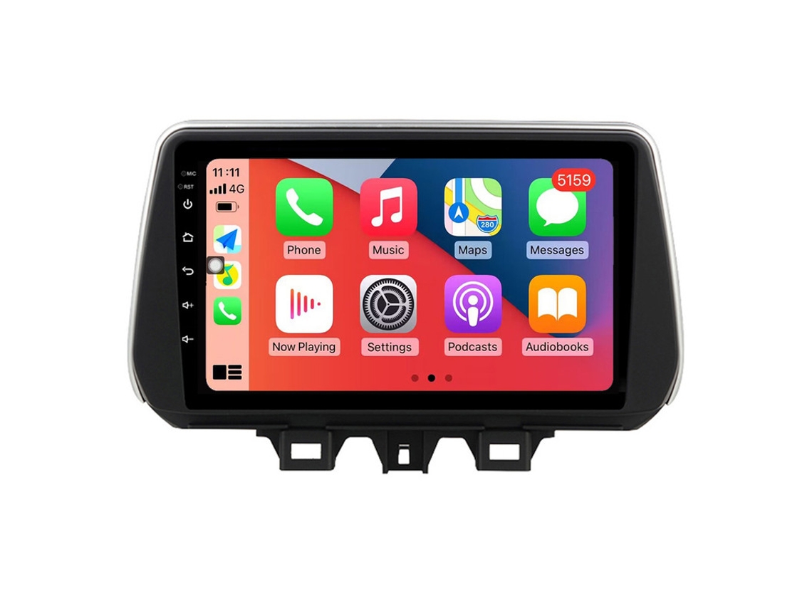Coche Radio Android Auto Autoradio 8GB RAM 128G ROM CarPlay Navegación GPS Pantalla Táctil RoverOne para Hyundai Tucson IX35 2018 2019 2020 