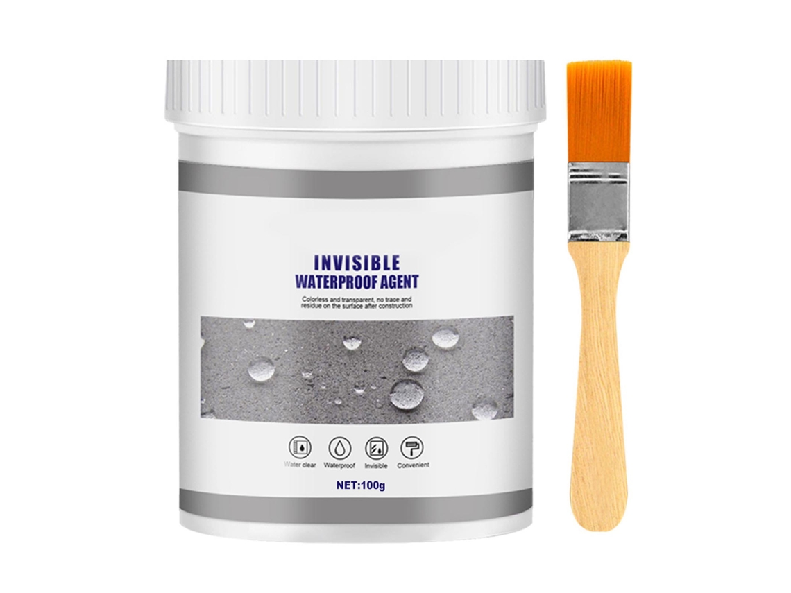 Sellador Impermeabilizante Invisible, A Prueba De Fugas, Para Aplicar Con Brocha, Para Paredes De Baldosas De Cemento, 100 G