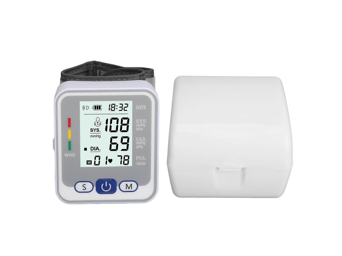 Monitor de presión arterial de muñeca de alta precisión, instrumento automático, medición silenciosa, GOKOCO
