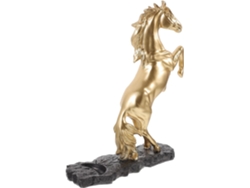 Figura de caballo de resina hecha a mano para decoración del hogar, adorno de animales...