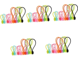 Organizador Magnético De Cables De Goma De 60 Piezas Para Almacenamiento Usb