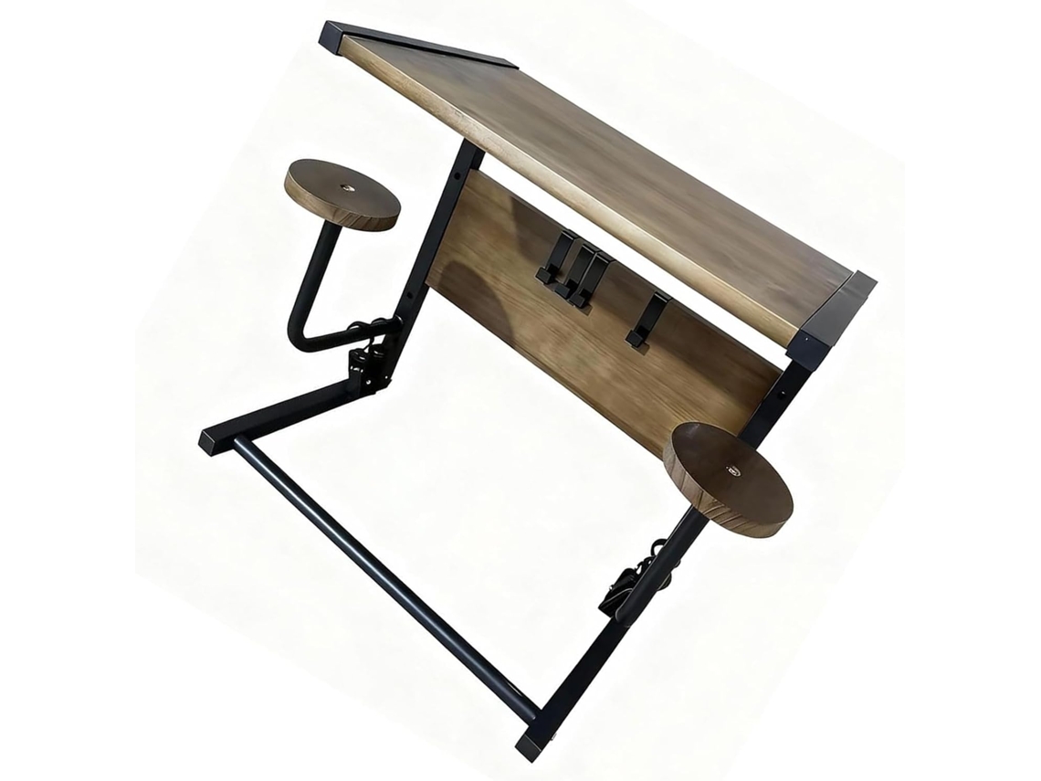 Soporte De Pared De Madera Maciza Resistente Para Casco De Bicicleta