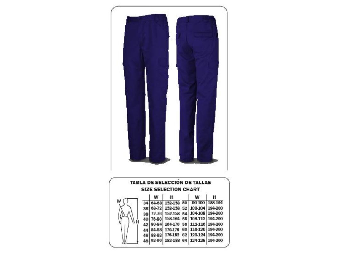 Marca pantalon tergal azul marino 58 388pam58