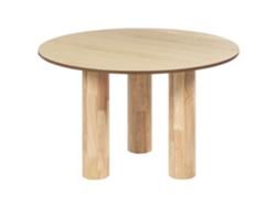 Mesa de comedor BELIANI Orin de MDF Madera clara 120x120x76