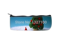 Feliz Navidad, Disfruta de la escuela, Estuche para lápices, Bolsa organizadora con cremallera Chennnls