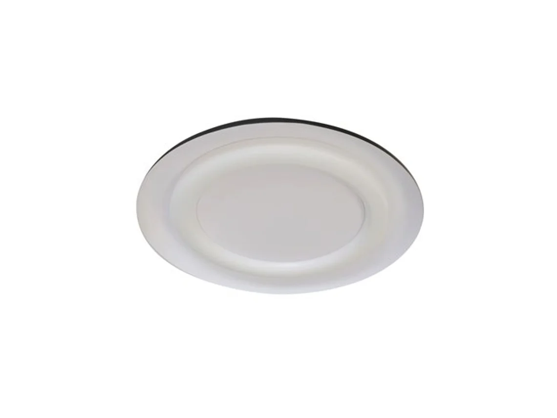 Lámpara de techo LED Jara Blanco Negro 48w 2120lm 3000ºk Cristalrecord