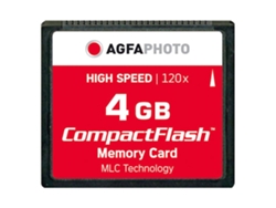 Tarjeta de memoria AGFAPHOTO Compact Flash 4Gb de alta velocidad 120X Mlc