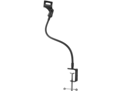 Soporte De Escritorio Metálico Ajustable Para Micrófono Con Brazo Flexible Y Clip Estable Para Teléfono.