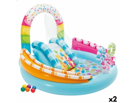 Piscina Hinchable para Niños INTEX Golosinas 165 L 170 x 122 x 168 cm (2 Unidades)