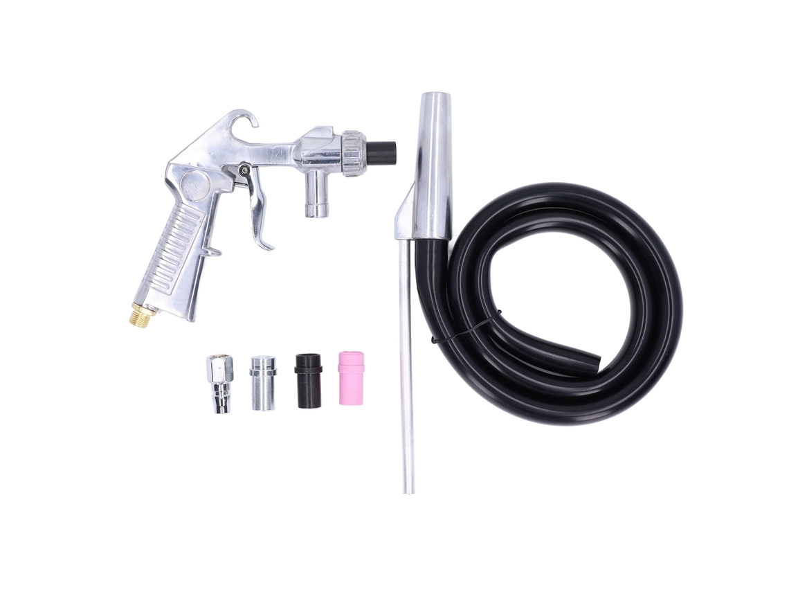 Kit De Herramientas Para Chorro De Arena Con Pistola De Chorro De Arena Y Boquillas De Pulido.