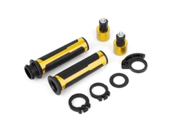 Accesorio Modificado Para Motocicleta: Puño Universal Antideslizante De 22 Mm Para Manillar, Fabricado En Aluminio Y Caucho.
