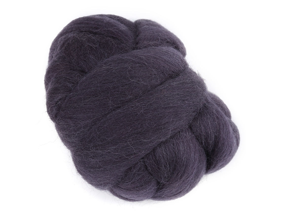 Lana Para Bordar 55 G Gris Oscuro Lana Suave Para Hilar, Manualidades, Material Seguro