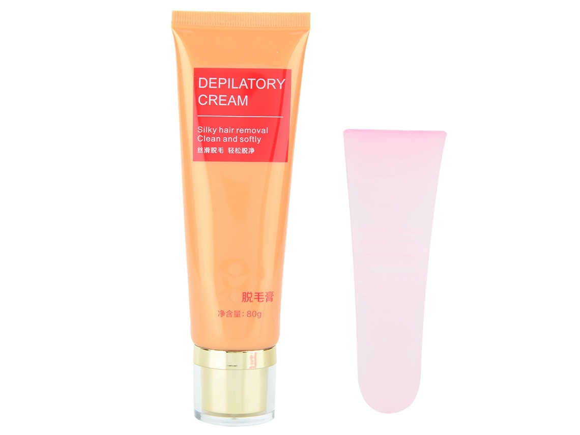 Crema Depilatoria Suave Unisex Para Eliminación De Pelo Corporal Total 80g