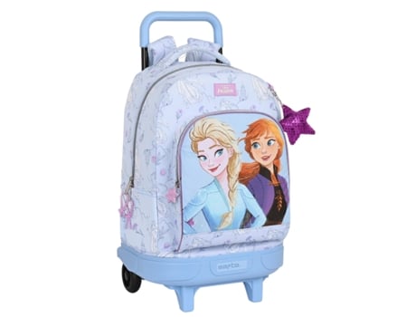 Mochila Escolar con Ruedas Frozen Believe 33 x 45 x 22 cm Lila