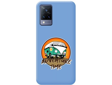 Carcasa Vivo V21 5G TUMUNDOSMARTPHONE Adventure Time Azul