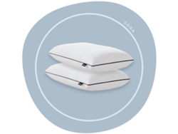 Juego De 2 Almohadas Cervicales Budwing Sora Ajustables Con Funda Lavable E Hipoalergénica
