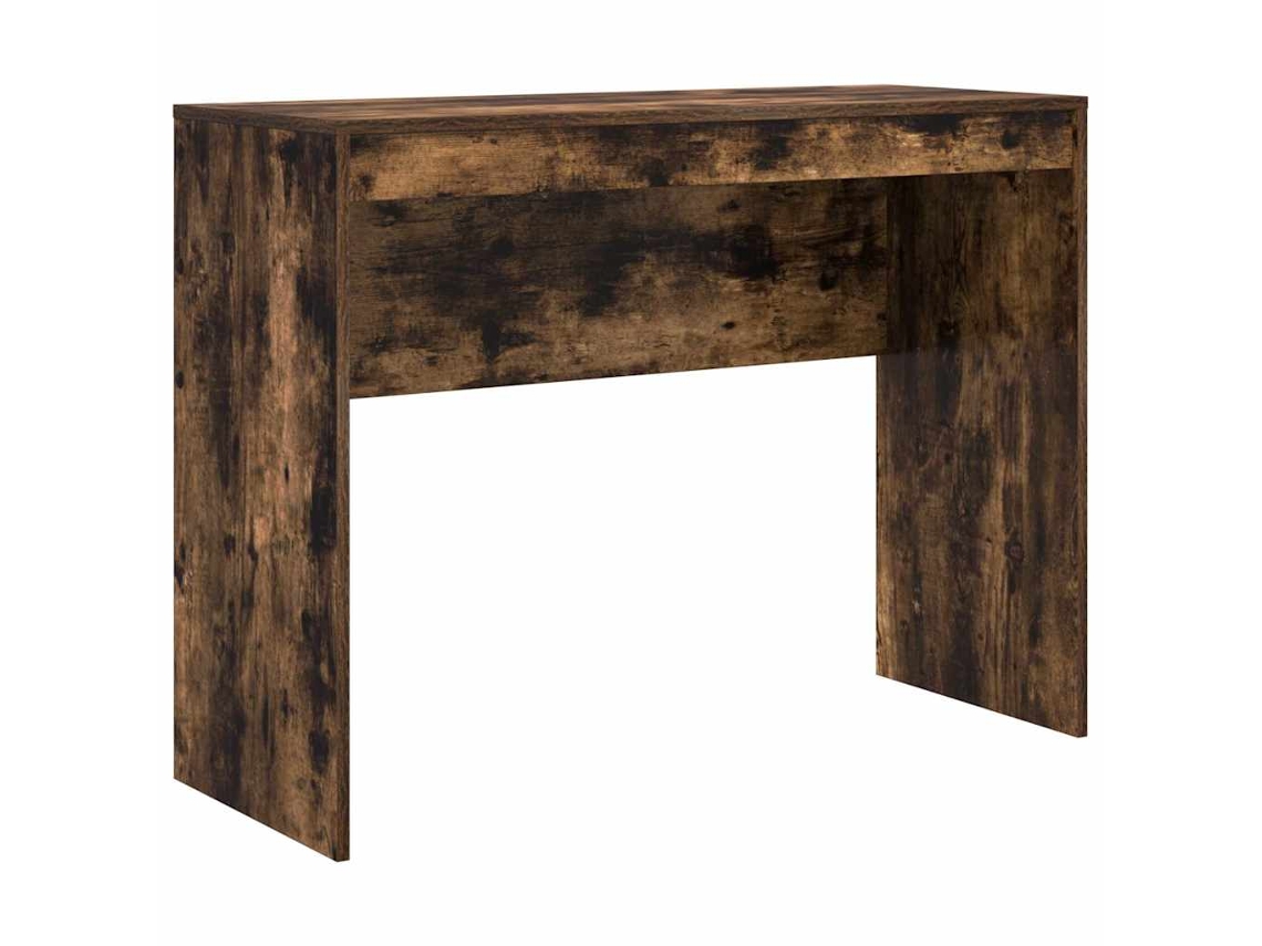Escritorio | Escritorio secreter de roble ahumado 100 x 40 x 76 cm