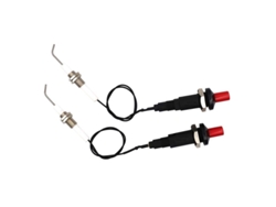 2026-2 Piezo Encendedores De Botón Con Cable De 30cm E Electrodo Universal Para Gas Propano Y Natural