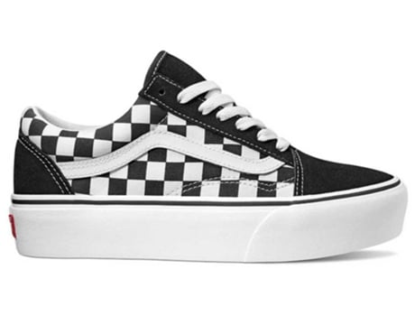 Zapatillas VANS Treinadores Old Skool Platform - Hombre (43 - Blanco)