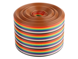 Cable Plano Rainbow Ribbon De 40 Pines, Paso De Espaciado De 1,27 Mm, Ancho De 5,08 Cm, Longitud De 5 Metros.
