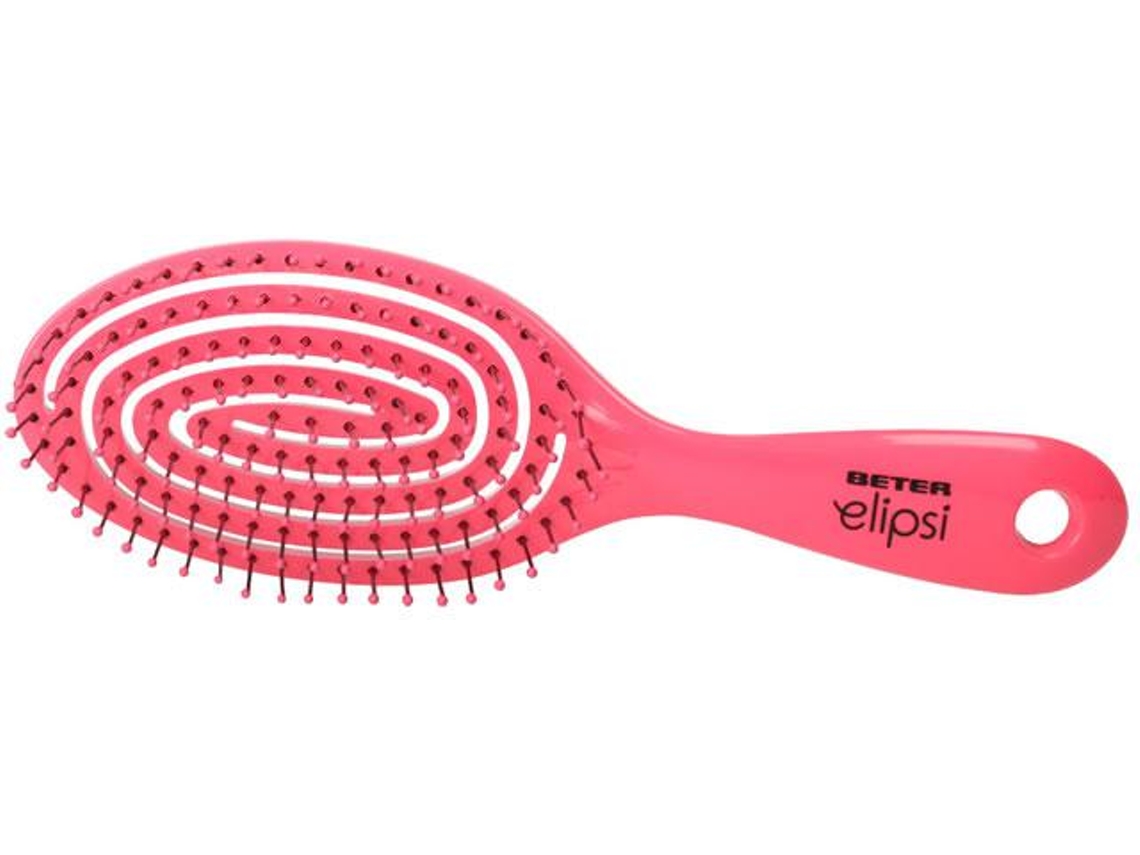 Cepillo para el Pelo BETER Cepillo Pequeño Flexible Elipsi Fucsia