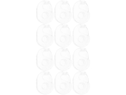 Kit de extensiones de pestañas con 4 piezas: dispensador de cinta adhesiva ABS, soporte y espátula GOKOCO (un lado).
