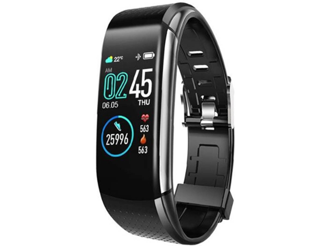 Smartwatch WJS ZH0076- (Bluetooth - Monitoreo Cardíaco - Negro)