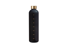 Garrafa De Água Esportiva De 1l Com Gradiente De Cor preto Escolar