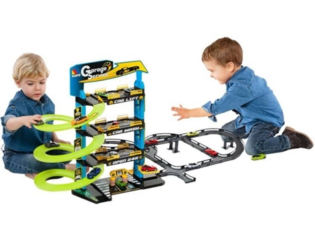 Juego Educativo MOLTO Garagem 4 Pisos +Pistas+5 Cars (Edad Mínima: 3 Años - 70 x 8 x 52 cm)