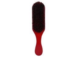 Pincel De Barba Con Mango De Madera Y Peine Para Afeitar, Peine De Cabello Aceite Y Pincel De Peluquería (rojo)