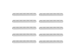 2026velora-10 Piezas Abrazaderas Planas Rectas De Aluminio 4x8mm Para Ingeniería Robótica Equipo Fijación