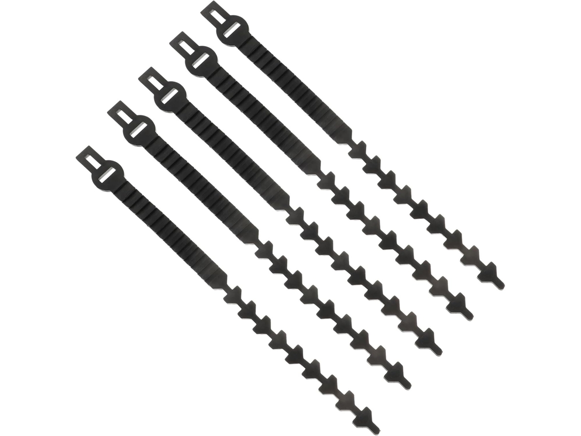 Correas De Goma Ecológicas Para Árboles De Jardín, Paquete De 5, 45 X 2 X 0,5 Cm, Soporte Ajustable.