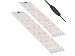 Paquete De 2 Bombillas Para Plantas, 270 Led, Espectro Completo, Led Grow Light Con Temporizador Automático, 3 Modos De Luz