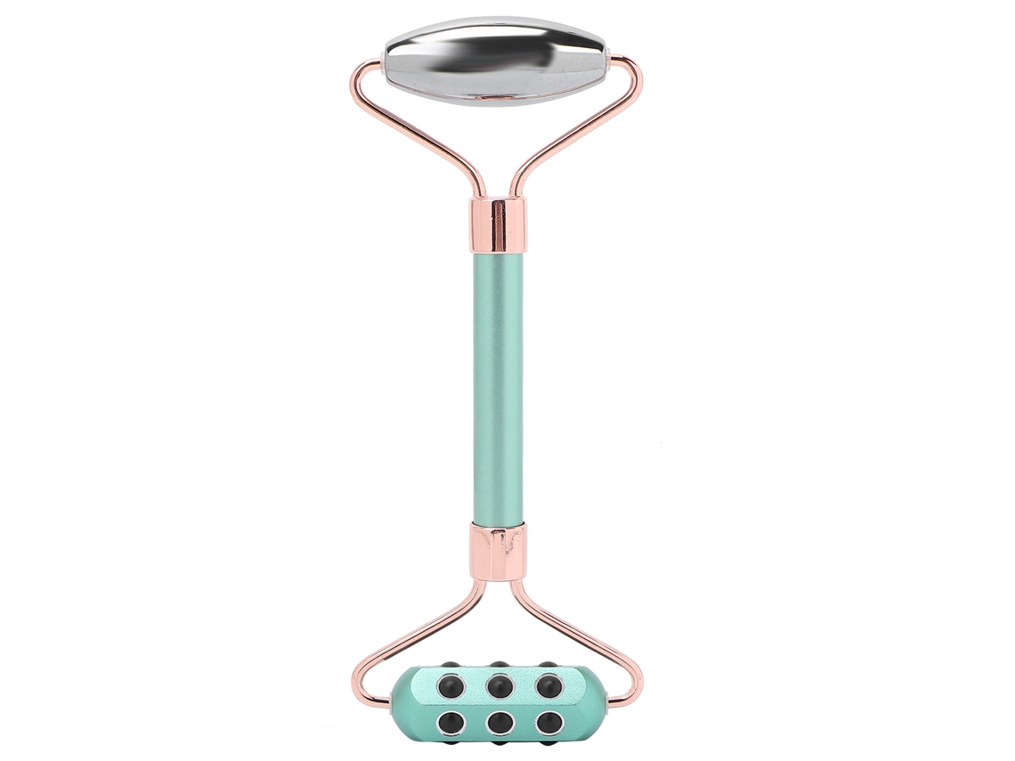 Rodillo Facial Terahertz Para Masaje Facial Y Belleza Con Piedra Germanio