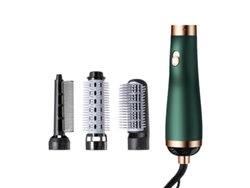 Secador de cabelo 3 em 1 2026 com escova: Secador, modelador de cachos e alisador com íons negativos.