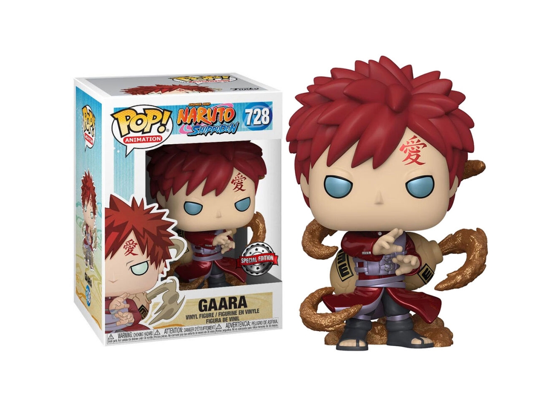 Figura Pop B.active exclusiva de Naruto Gaara Metallic