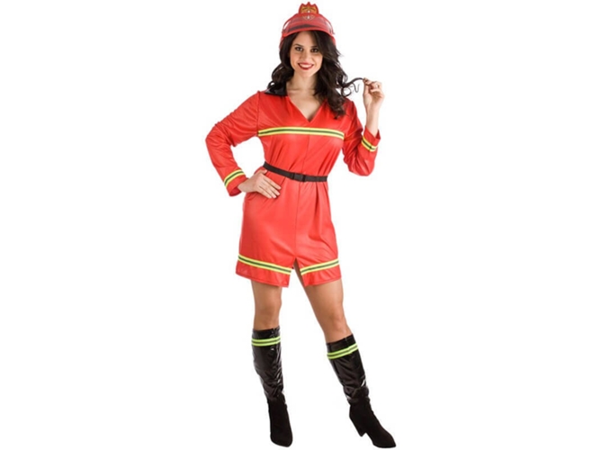 Disfraz de Mujer DISFRAZZES Bombera (Talla: M)