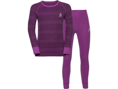 Ropa interior para Hombre ODLO Set Warm Marrón para Montaña (104 cm)