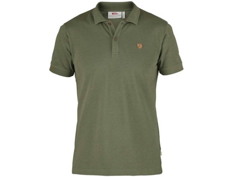 Polo de Hombre FJÄLLRÄVEN Övik Montaña Algodón Verde (S)