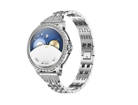 Reloj inteligente SHAH ARPAN i58 con llamadas Bluetooth y seguimiento del sueño, reloj deportivo resistente al agua, acero plateado