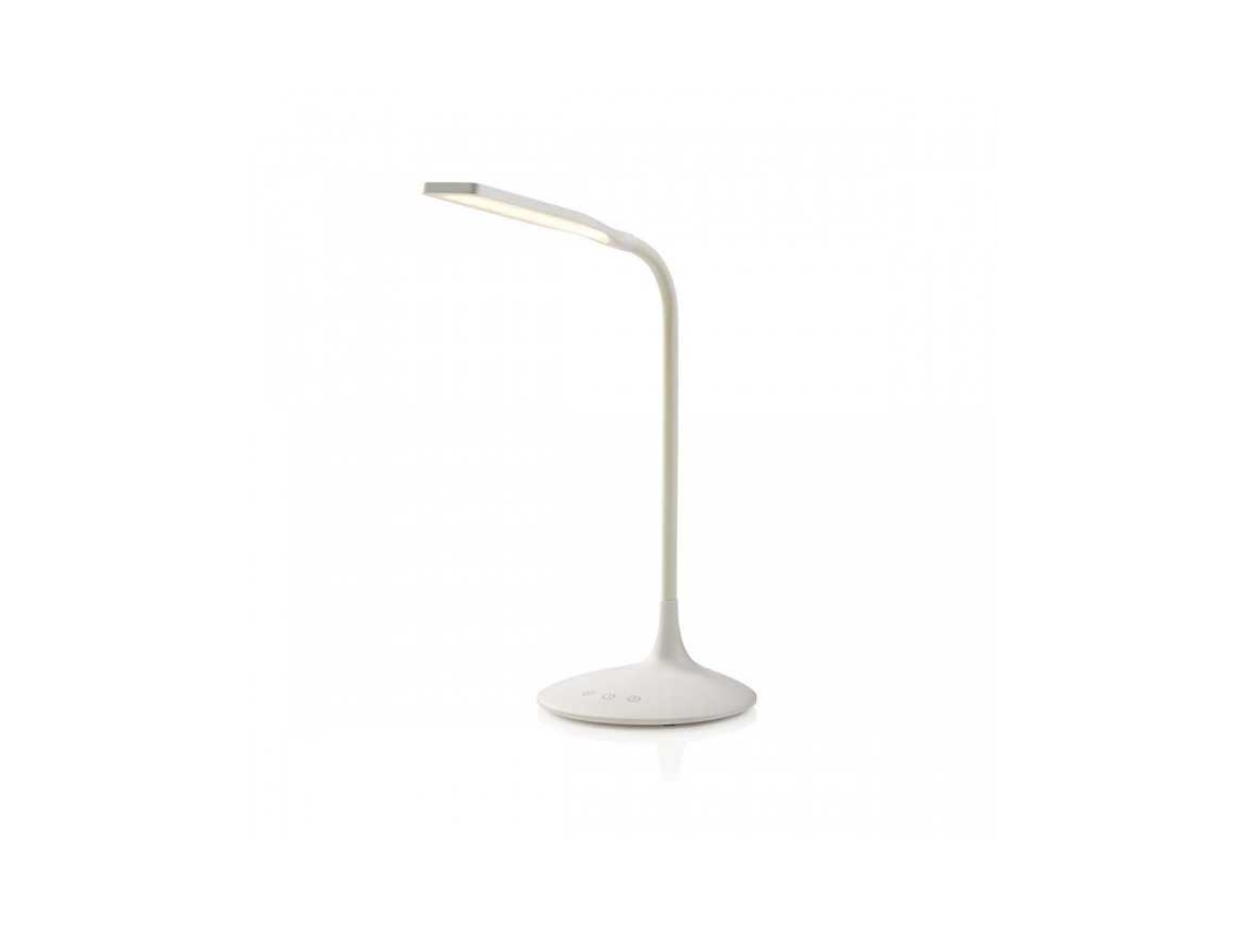 Lámpara de Mesa LED Regulable Nedis 5W Blanco G
