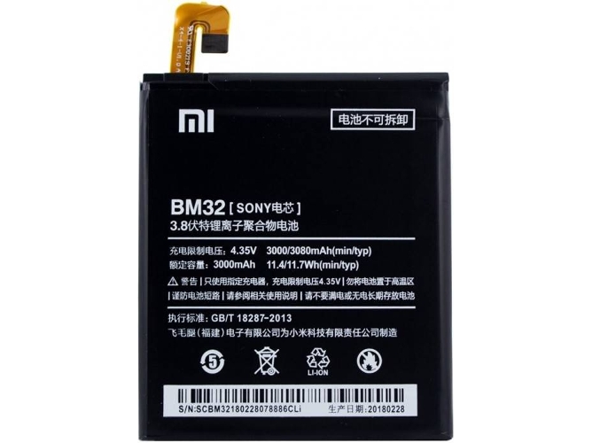 Bateria Xiaomi Litio Ionen BM32 Xiaomi Mi 4 3000mAh Original